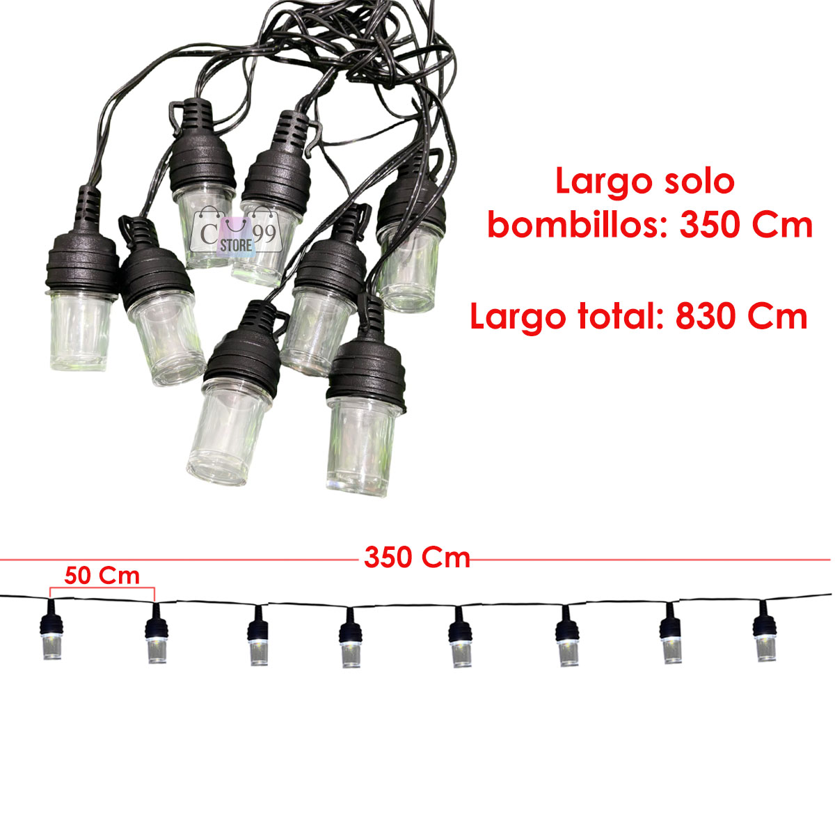 Miniatura 5 de Instalación Lineal Bombillos Proyectores